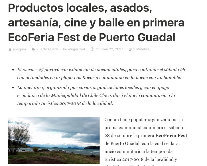 despiertaAYSEN's tweet photo. Productos locales, asados, artesanía, cine y baile en primera EcoFeria Fest de Puerto Guadal https://t.co/ZdeenGVXam https://t.co/1vf0A3KD6e