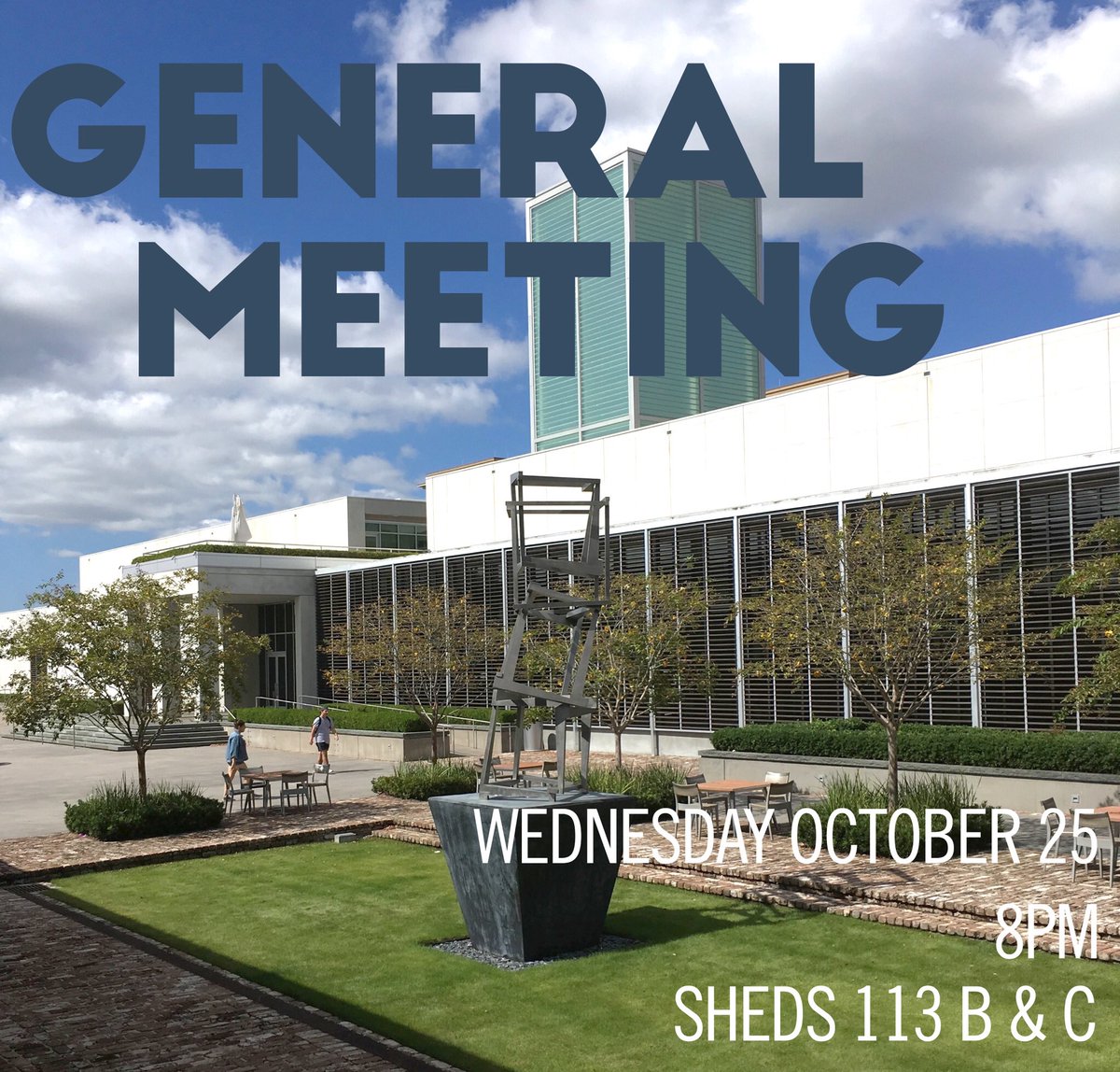 SCADAIAS's tweet image. This Wednesday October 25th to our general meeting at 8pm. Come to the Sheds 113 B &amp;amp; C.#scadaias #scadarch #scadfbd #generalmeeting