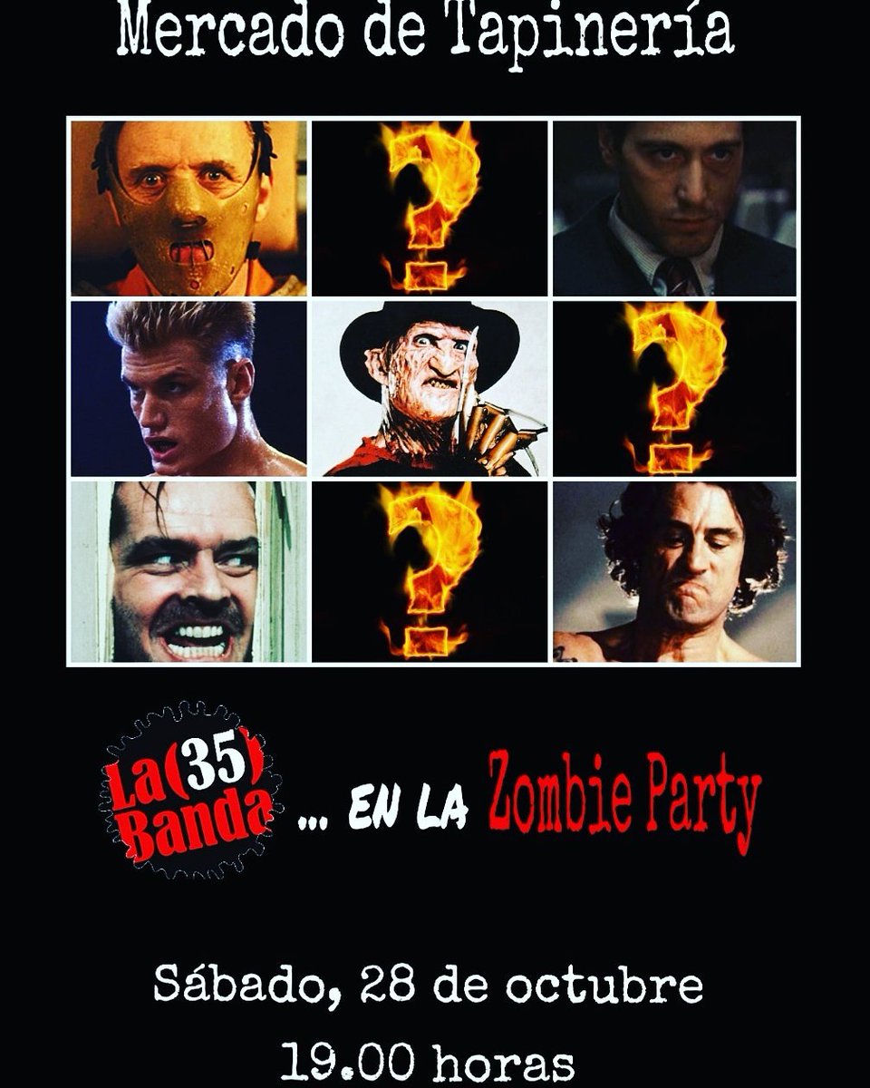 labanda35's tweet photo. Nuevo golpe de La Banda 35 en @mercatapineria  de la mano de #grayskullcomics en la #zombiepartyvalencia 
#malosdecine #labanda35 #Valencia https://t.co/QBGtXEdmwE