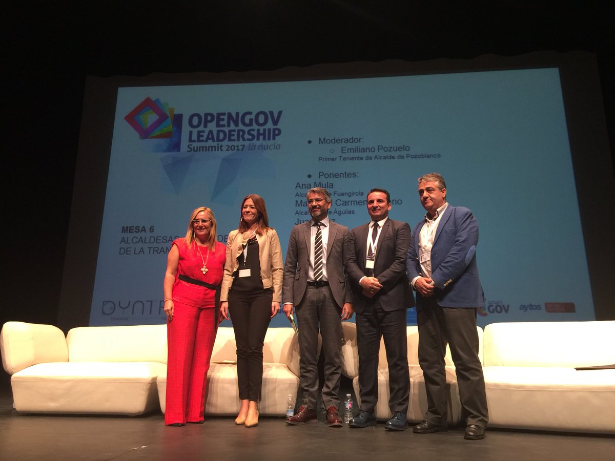 oGovLeadership's tweet photo. Muy agradecidos @LaNuciaES y alcalde @Bernabe_Cano por la cálida hospitalidad y acoger congreso de los líderes de la #Transparencia #GRACIAS https://t.co/iHm0RhDWzZ