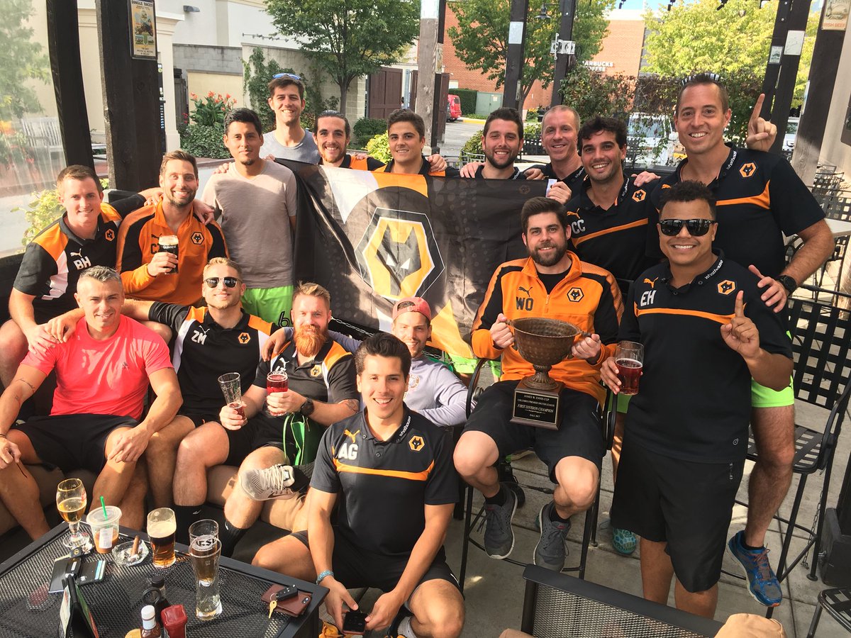 WolvesInAmerica's tweet photo. Wolves win there first Top Flight title and finish the season as Undefeated Champions. 
🏆🏆🏆🏆🏆🏆🏆🏆🏆🏆🏆🏆
@Wolves Top of the Table across the pond and in England. https://t.co/LERHWxUFHU