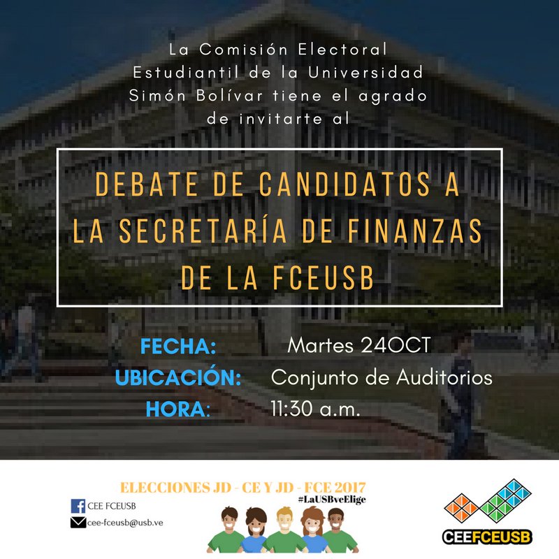 Comisión Electoral Estudiantil - FCEUSB tweet media