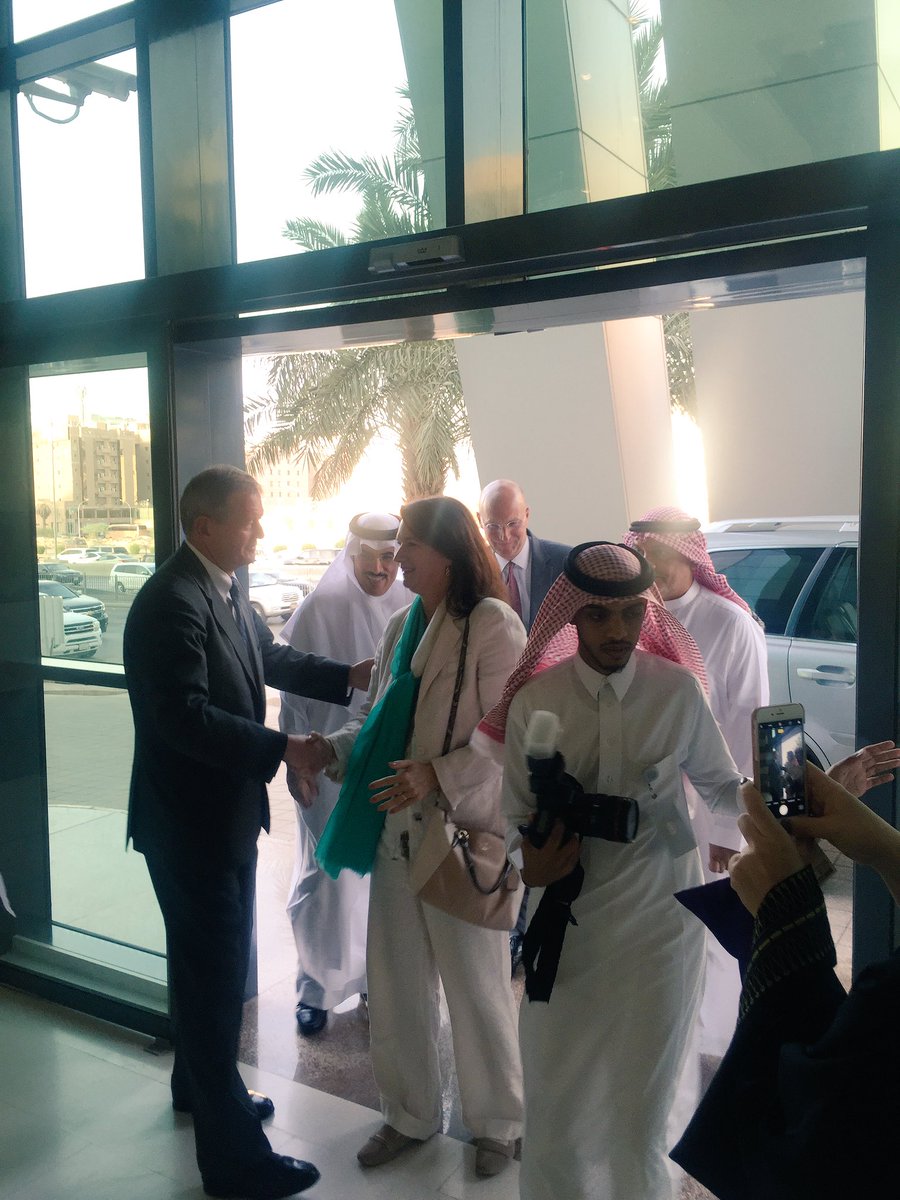 BusinessSweME's tweet photo. Minister @AnnLinde lands in Riyadh, showcasing @TeamSwedenSE + 🇸🇪gov commitment to support @SaudiVision2030 during SSJBC final remarks https://t.co/hCaRDqXBTt