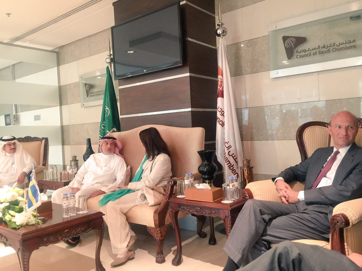 BusinessSweME's tweet photo. Minister @AnnLinde lands in Riyadh, showcasing @TeamSwedenSE + 🇸🇪gov commitment to support @SaudiVision2030 during SSJBC final remarks https://t.co/hCaRDqXBTt