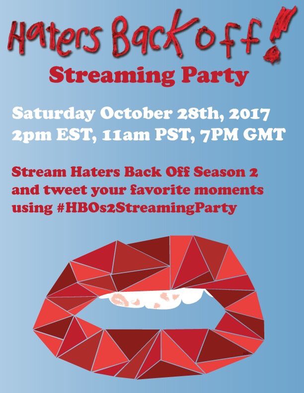 Crazie4Colleen's tweet photo. Who’s cuming? I can’t wait!! #HaterBackOffIsBack #HBOs2StreamingParty https://t.co/gM3KNZjEvK