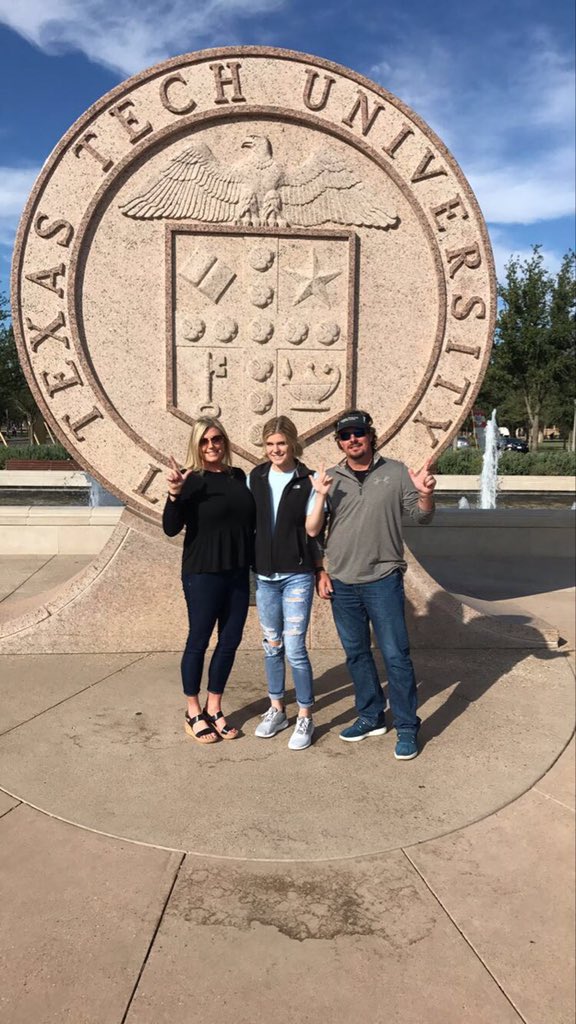 allyn_tyer's tweet photo. Verbally committed to Texas Tech University! Cant wait to jump as a Red Raider! #WreckEm #GunsUp❤️🖤 https://t.co/udZdGFwRDV