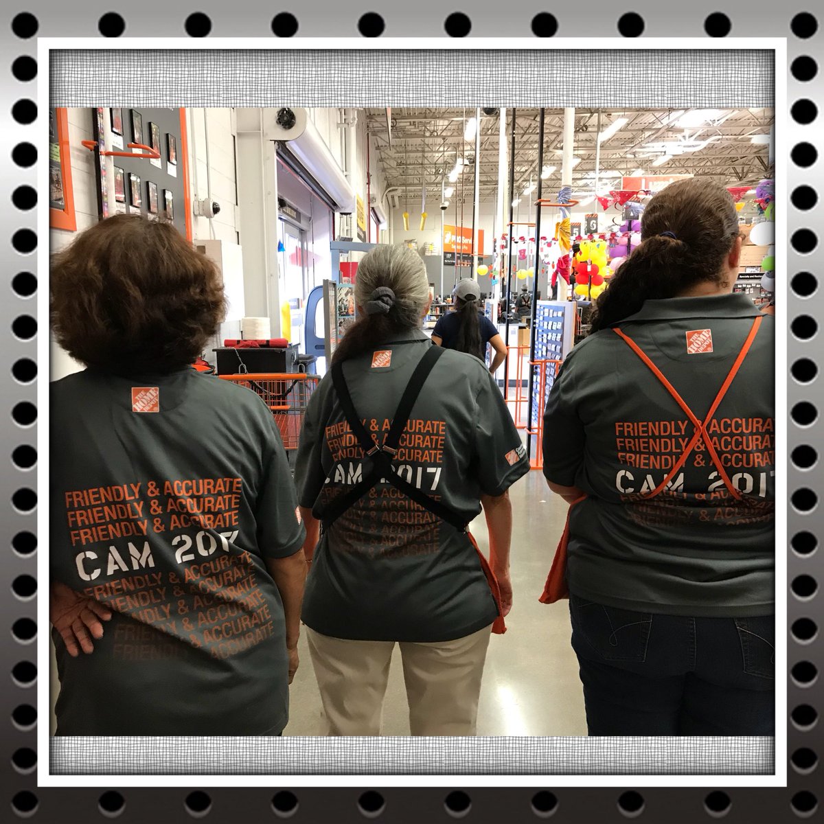 desilvajade12's tweet photo. CAM 2017 #1702 HC Pam, HC Rita and Cashier Feliza rocking their CAM polo https://t.co/ZtWRt8AxbV