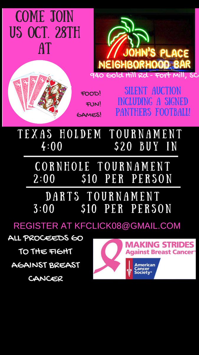 KFandelClick's tweet photo. Come out next Saturday for games, food and fun!  All for a good cause! @fortmilltimes @RHHerald https://t.co/TAdooV6Cj0