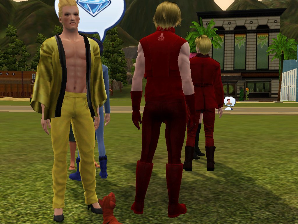 MewkoMoon's tweet photo. The horror. (Yazan lives on the bad side of sim town)
#gundamsims #sims3 https://t.co/kLdcvf5t45