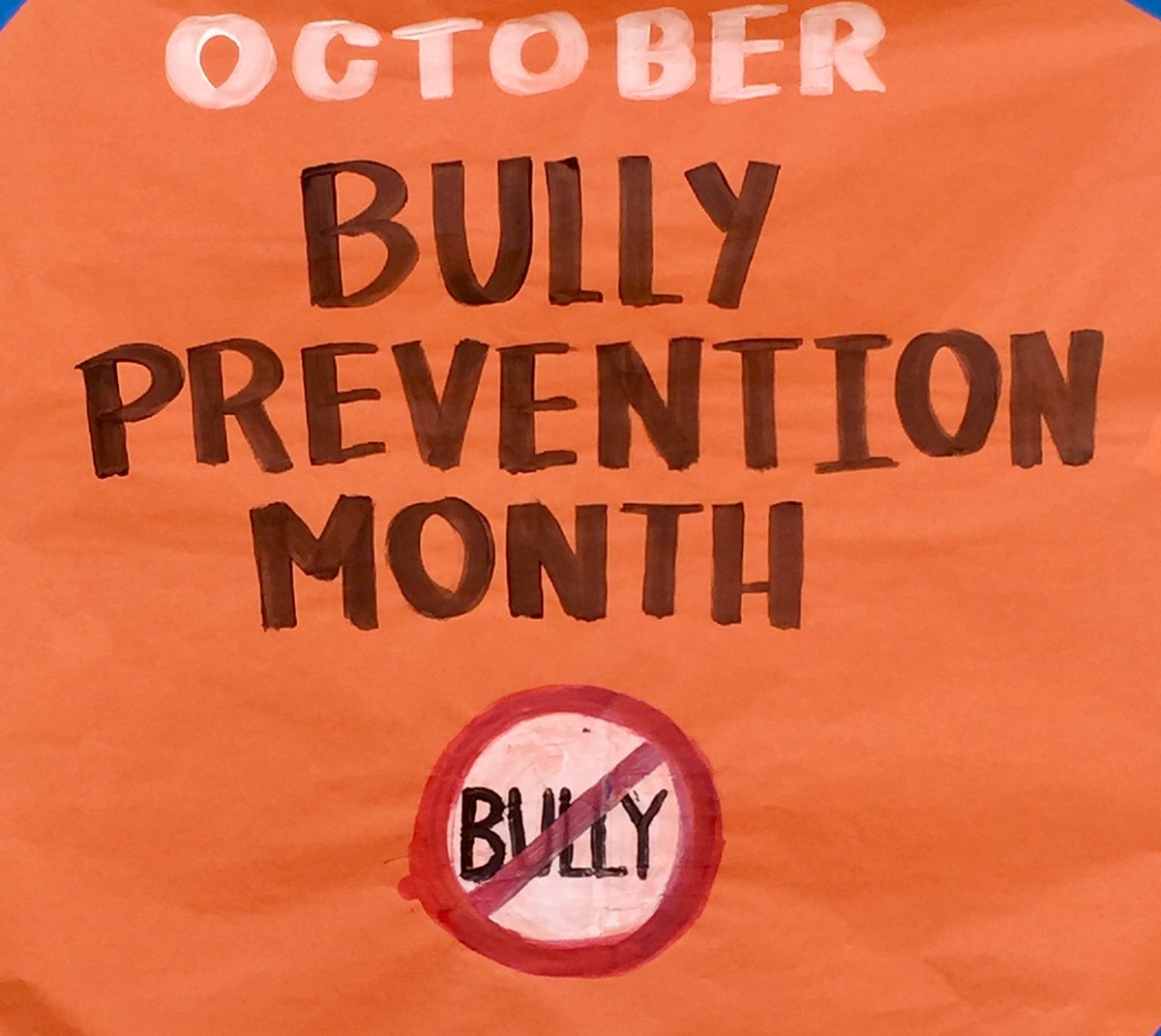 It's Bully Prevention Month. Join us to STOP bullying. #AntiBullyMonth #RascalPride @RowlandSchools @StuServicesRUSD