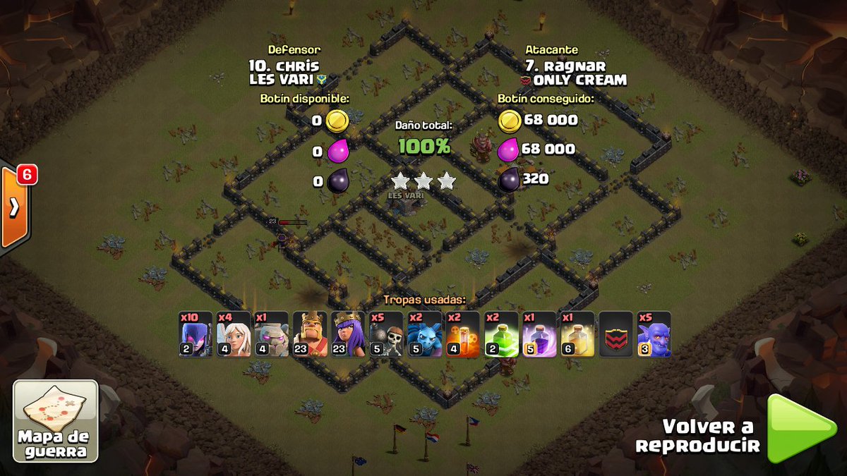 Que bueno empezar la war con un plenito, a ver si tengo suerte y va el segundo👯