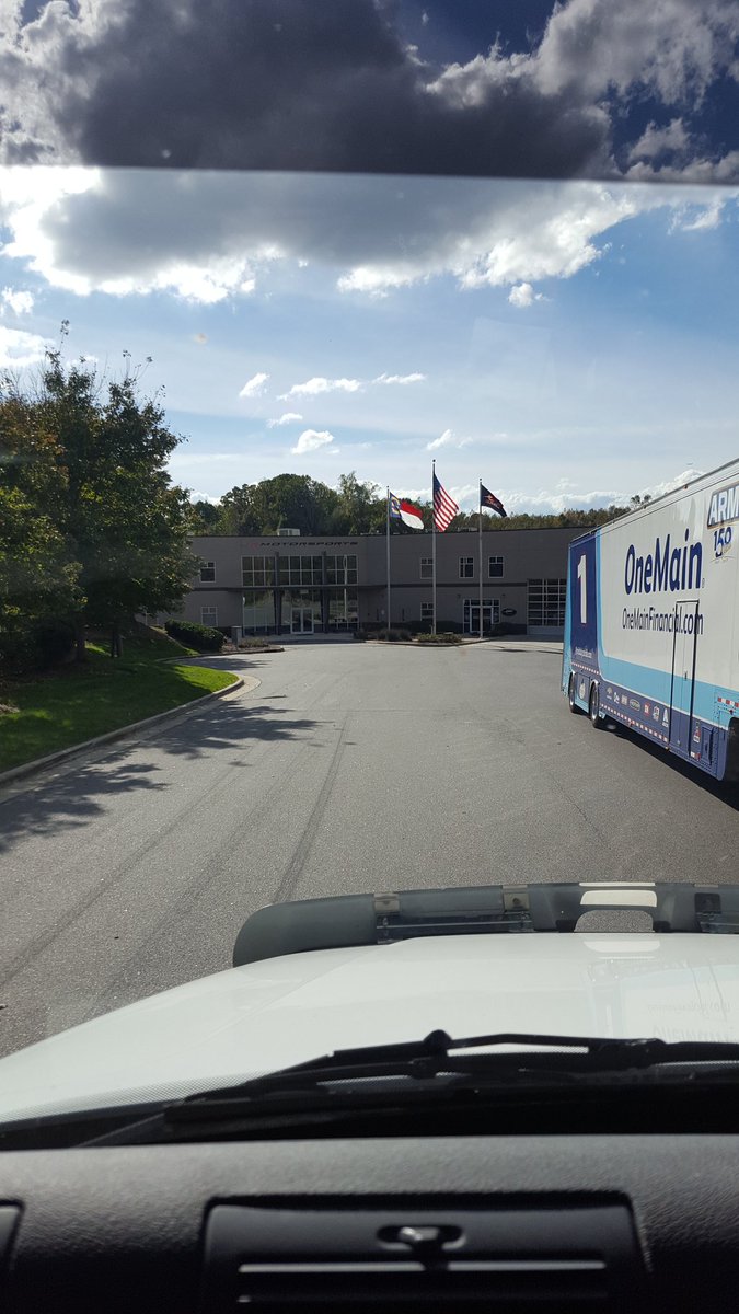 Good to be back at <a href="/JRMotorsports/">JR Motorsports</a> from <a href="/kansasspeedway/">Kansas Speedway</a>