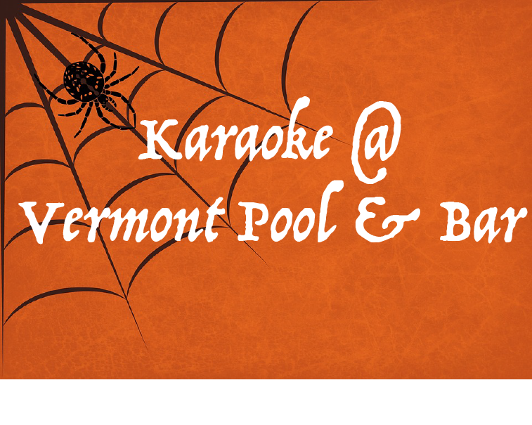 TopHatVT's tweet image. Come out to Vermont Pool and Bar October 27th from 9-11PM for a night of #karaoke and Halloween fun! We'll see you there!