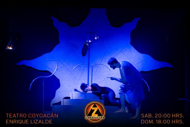 Así habla #Zaratustra: "No creo en nadie que a punta de lágrimas trate de obtener un sacrificio". Hoy, función 18:00. #2x1 con esta imagen.