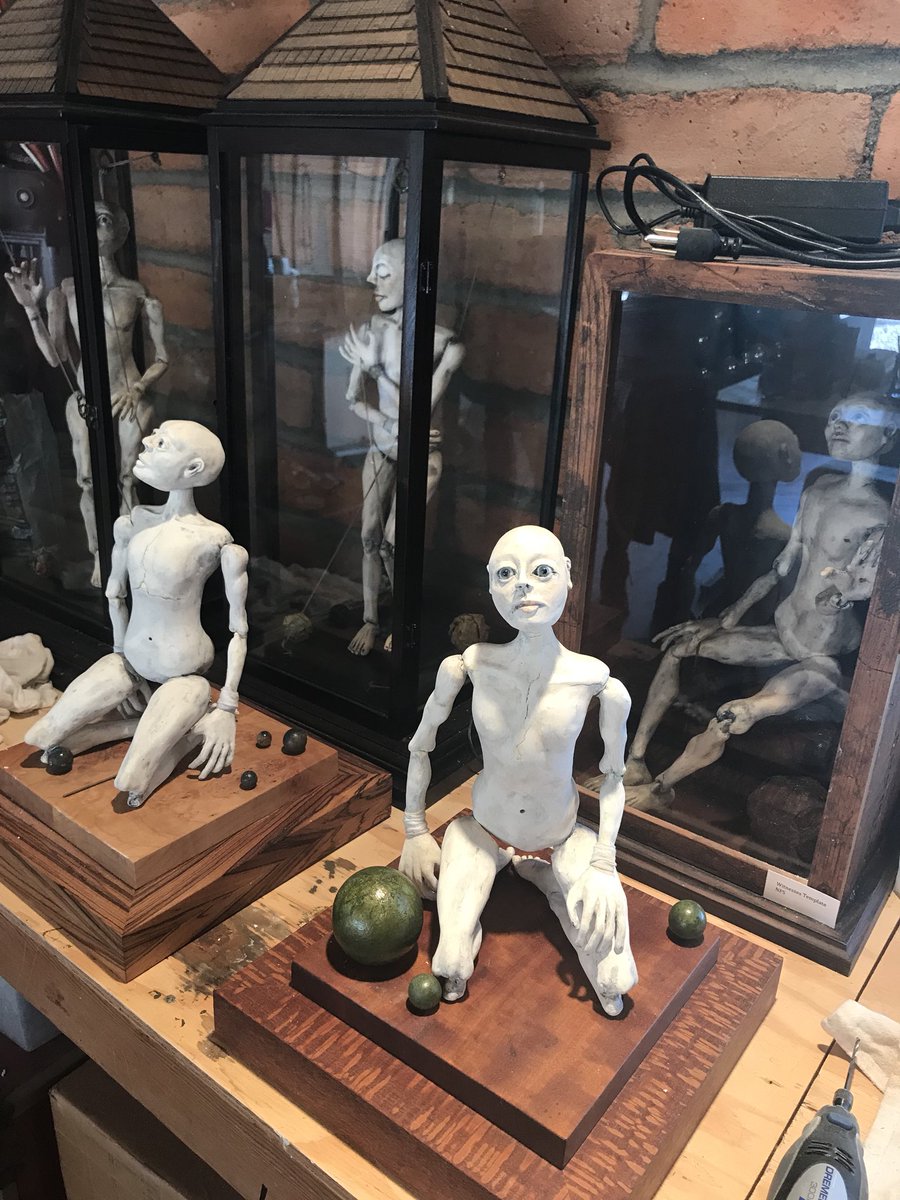 puppetropolis's tweet image. New Witnesses sculptures will be on display this Thursday the 26th at the Tubac Center for the Arts