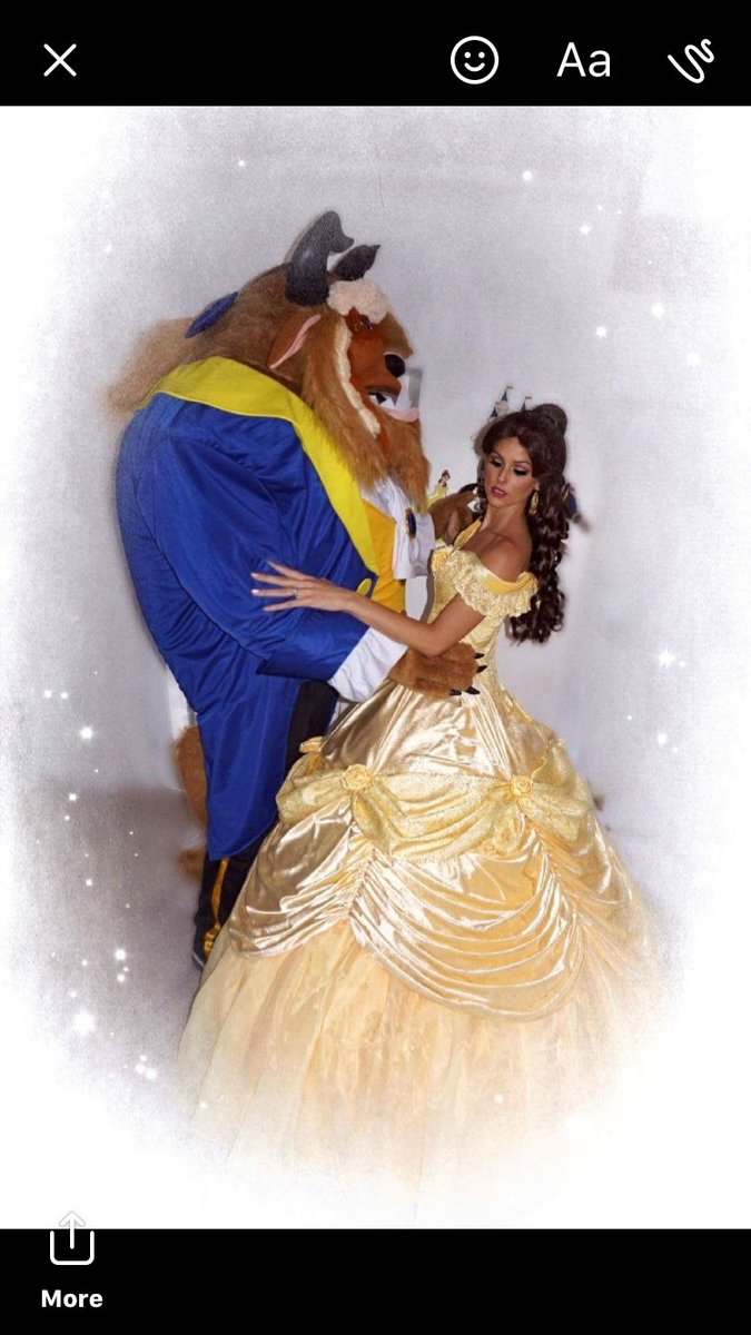 Excited to have Beauty and the Beast 31st October Tesco Marina meet and greet