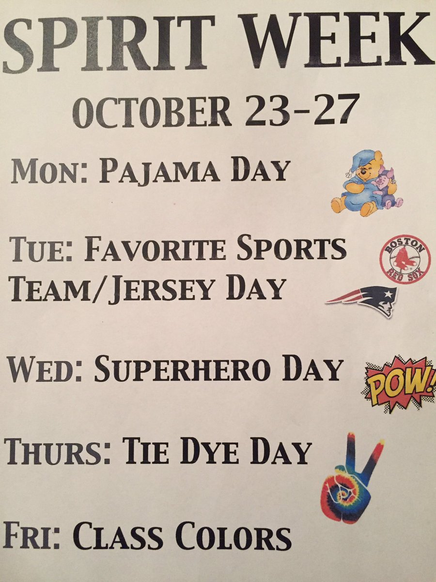 CouncilRhhs's tweet photo. Spirit week starts tomorrow!!!🐾 https://t.co/R3ixJLydSe
