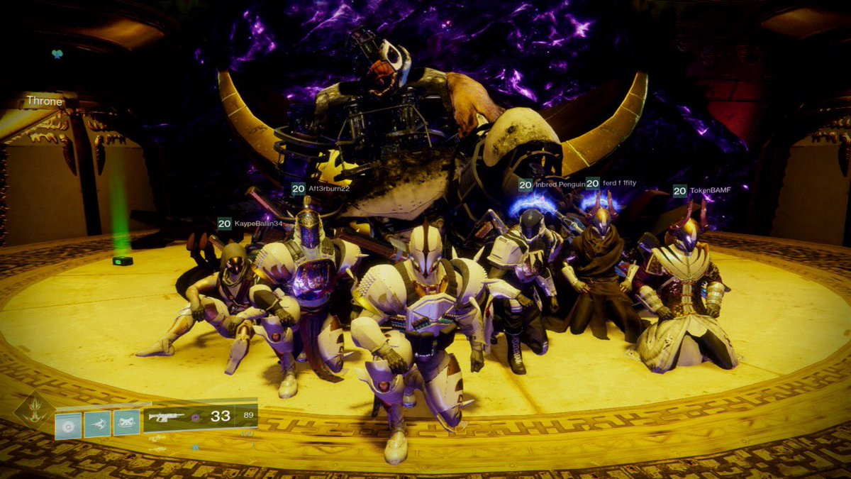 FurdaBoyzGaming's tweet photo. First time completing the Destiny 2 raid with some awesome guys 👏 https://t.co/C7QFKkYZDY