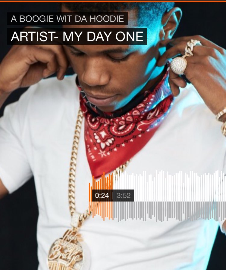 RapReport__'s tweet photo. New music from A Boogie Wit Da Hoodie on SoundCloud. “Artist- My Day One” Link in bio 🔗 #aboogie #mydayone #thebiggerartist #rap #rapreport https://t.co/KW6qjCmhx8