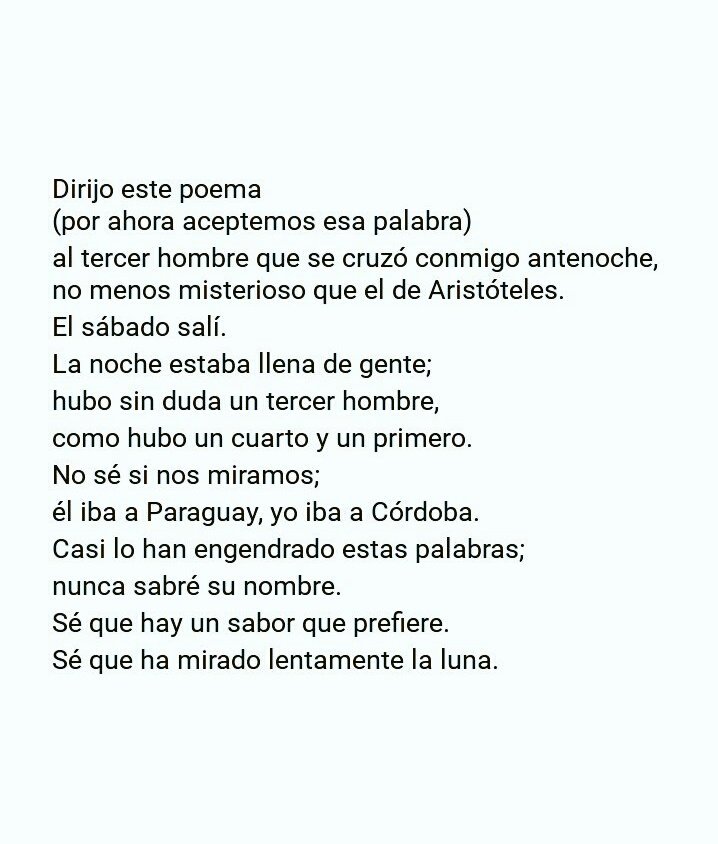 CapitanRacional's tweet photo. El tercer hombre. La cifra (1981). Jorge Luis Borges @BorgesJorgeL https://t.co/PUxM5aJ6nK