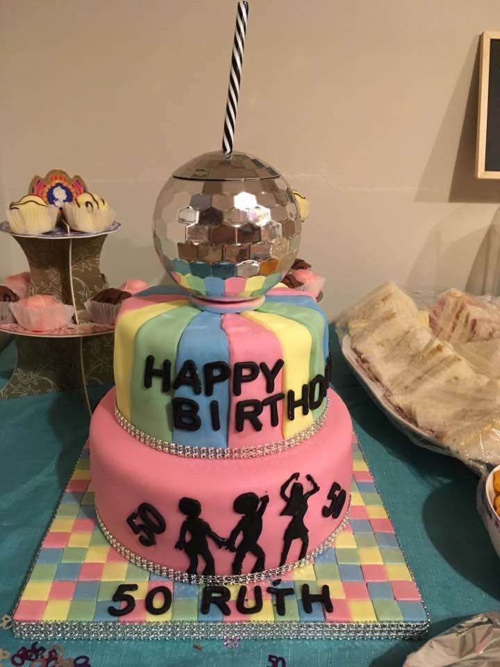 Bakedexpect's tweet photo. Happy Birthday #disco diva Ruth. #vanilla #sponge #worcester https://t.co/QJmmnQHodR