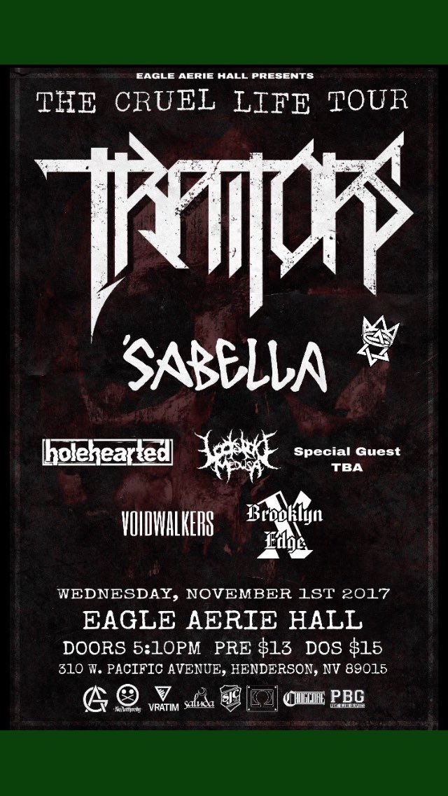LooksLikeMedusa's tweet photo. November 1st. Come out and jam with us one last time 💕 https://t.co/4yEpPGJOJu