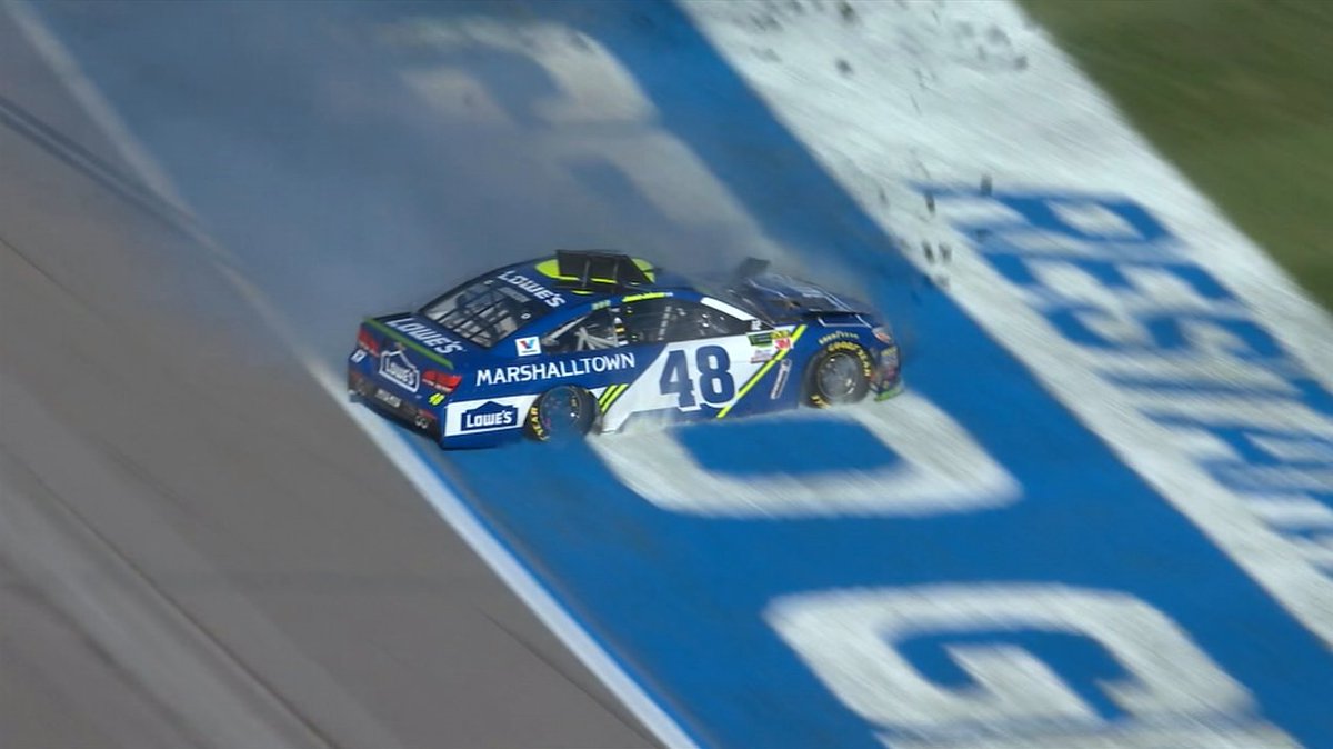 NASCARONFOX's tweet image. Not what No. 48 fans want to see.