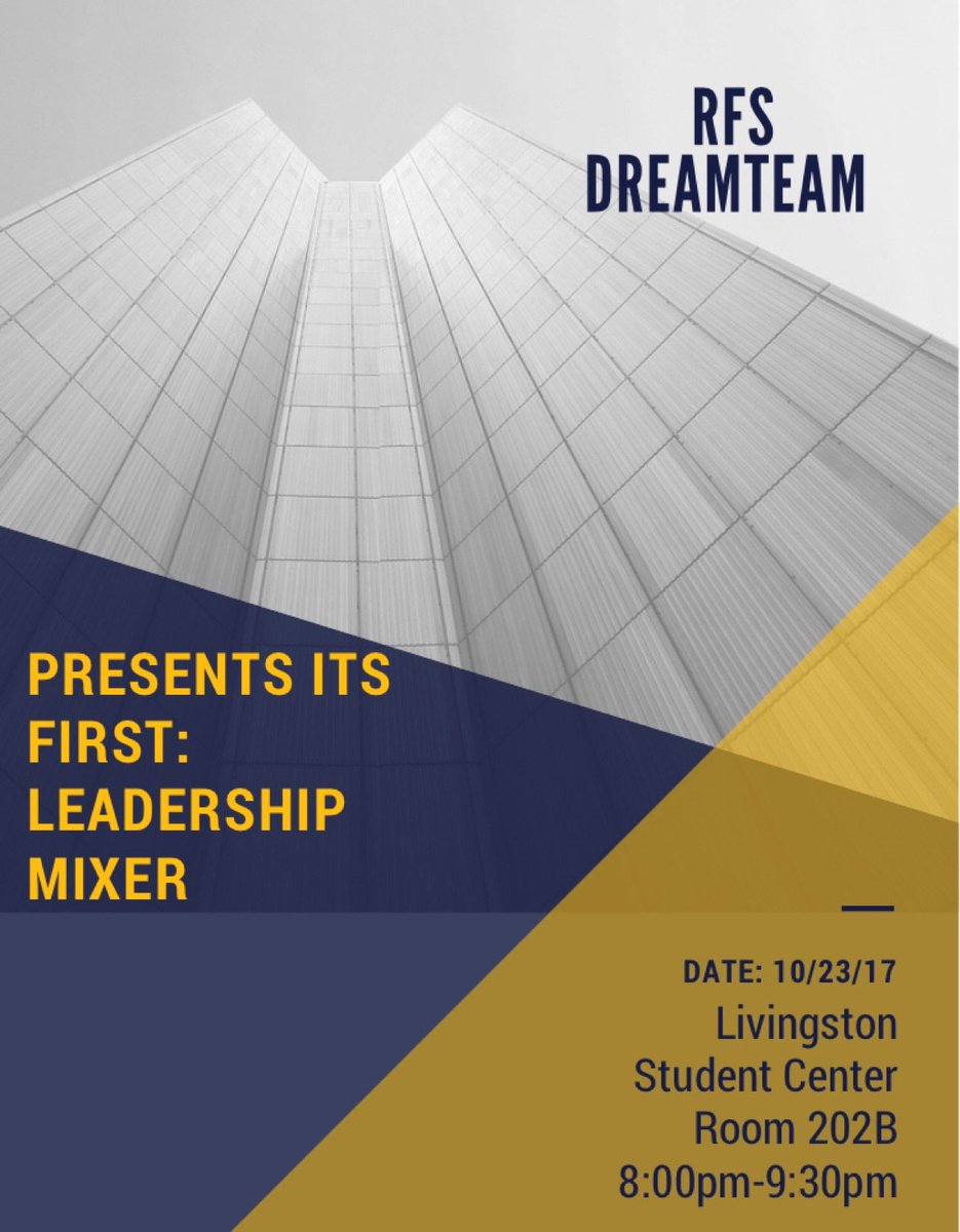 RFSdReamteam's tweet photo. Come to RFSDT 1st annual Leadership Mixer and enjoy food and the potential to meet an abundance of co-sponsors!! https://t.co/amxlLE1qsP