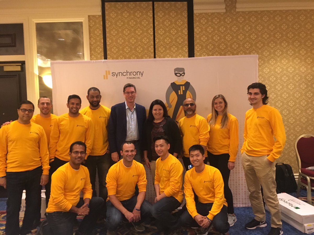 SYFCareers's tweet photo. Stop by and say hi to the #TeamSYF #hackathon heroes at #Money2020! #fintech https://t.co/dGWX4MHKTy