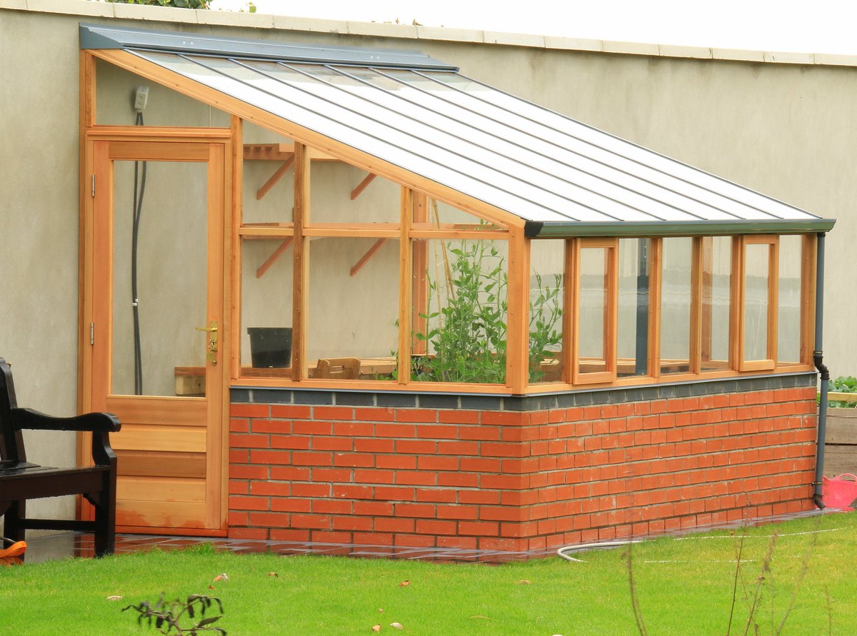 ChubbOwen's tweet photo. Our #Classic #LeanTo #Greenhouse installation completed in #Sutton will make very good use of a south facing wall ! https://t.co/6zx0MjIp27