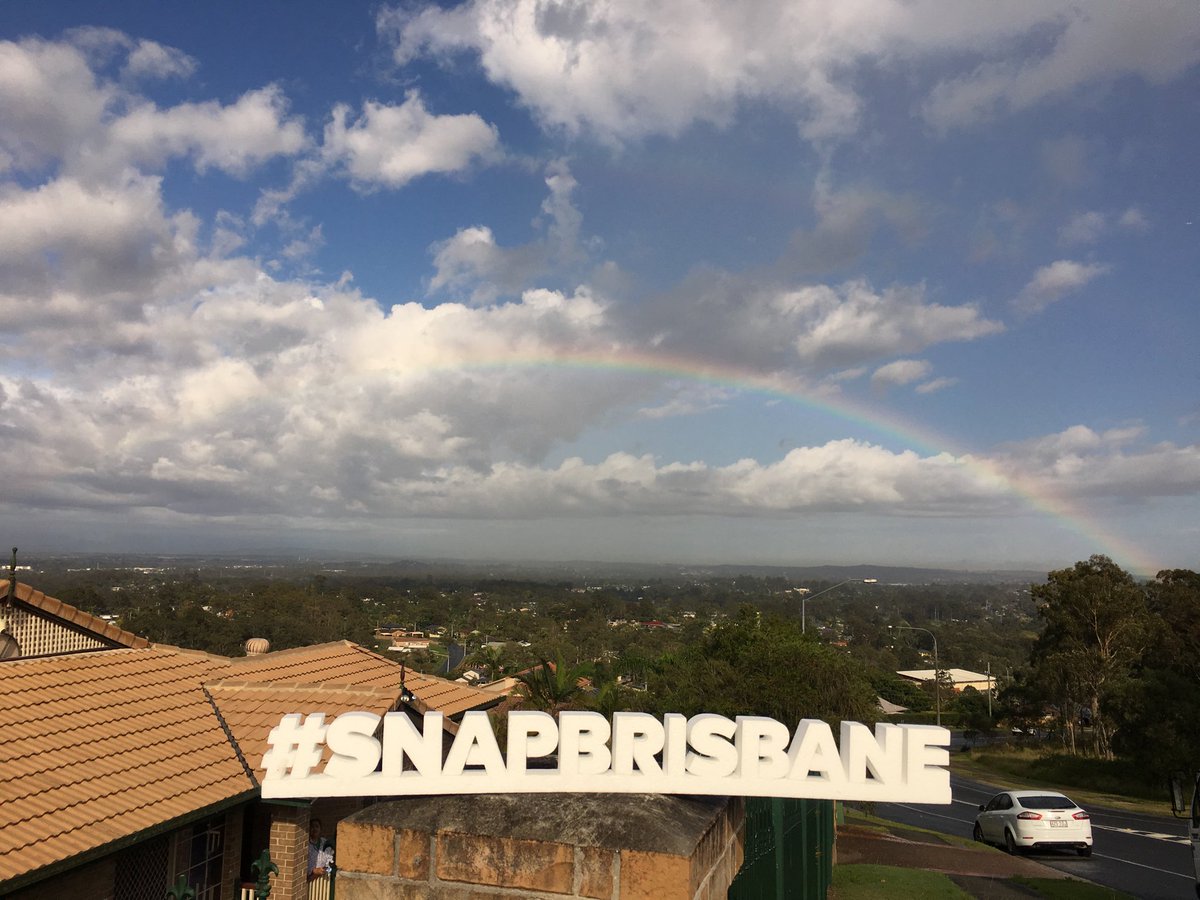 #SNAPBRISBANE #SNAPLOGAN Who else caught a rainbow this morning?