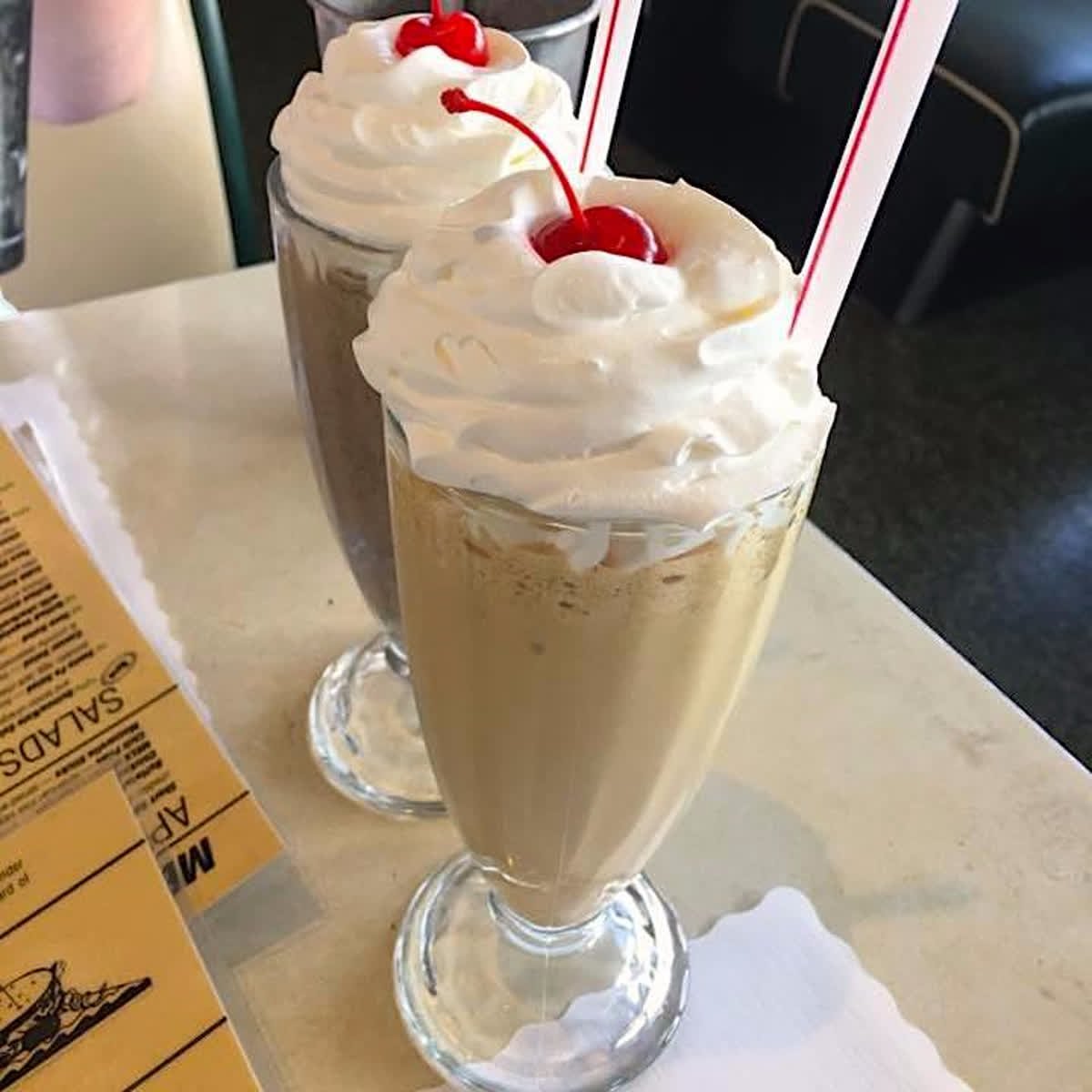 MelsDriveIn's tweet photo. The only thing better than a Mel's Milkshake is two!!! #MelsMilkshakes #yummy #classic #delish #California https://t.co/0yMCXm8ZAa