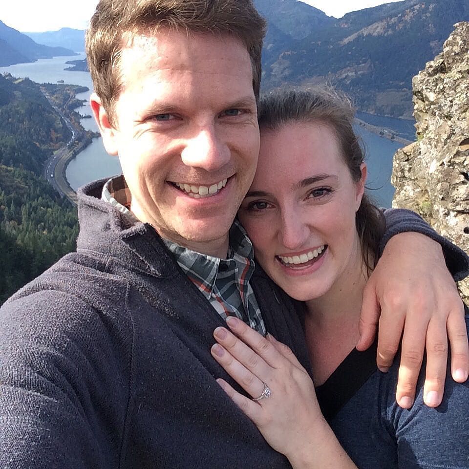 laurenezb's tweet photo. One year ago today @codyhaener asked me to spend the rest of my life with him. A perfect day. ❤️ 💍 https://t.co/sSSwTgblum https://t.co/x3jzYww7j0