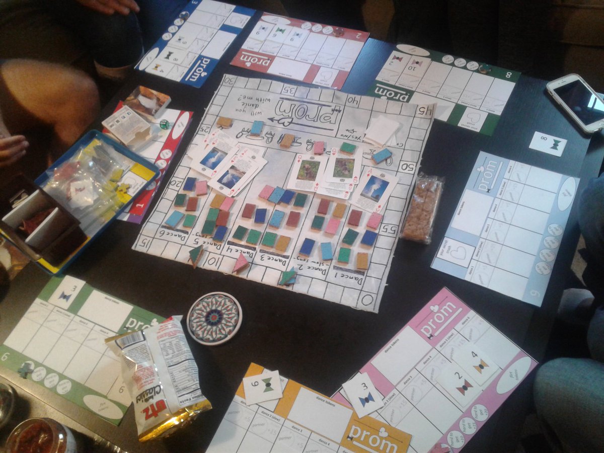 promthegame's tweet photo. The chaperone made quite a dramatic appearance at today's #playtest! Also tried a new turn format. #newdancemoves #socool https://t.co/gsuxROHw40