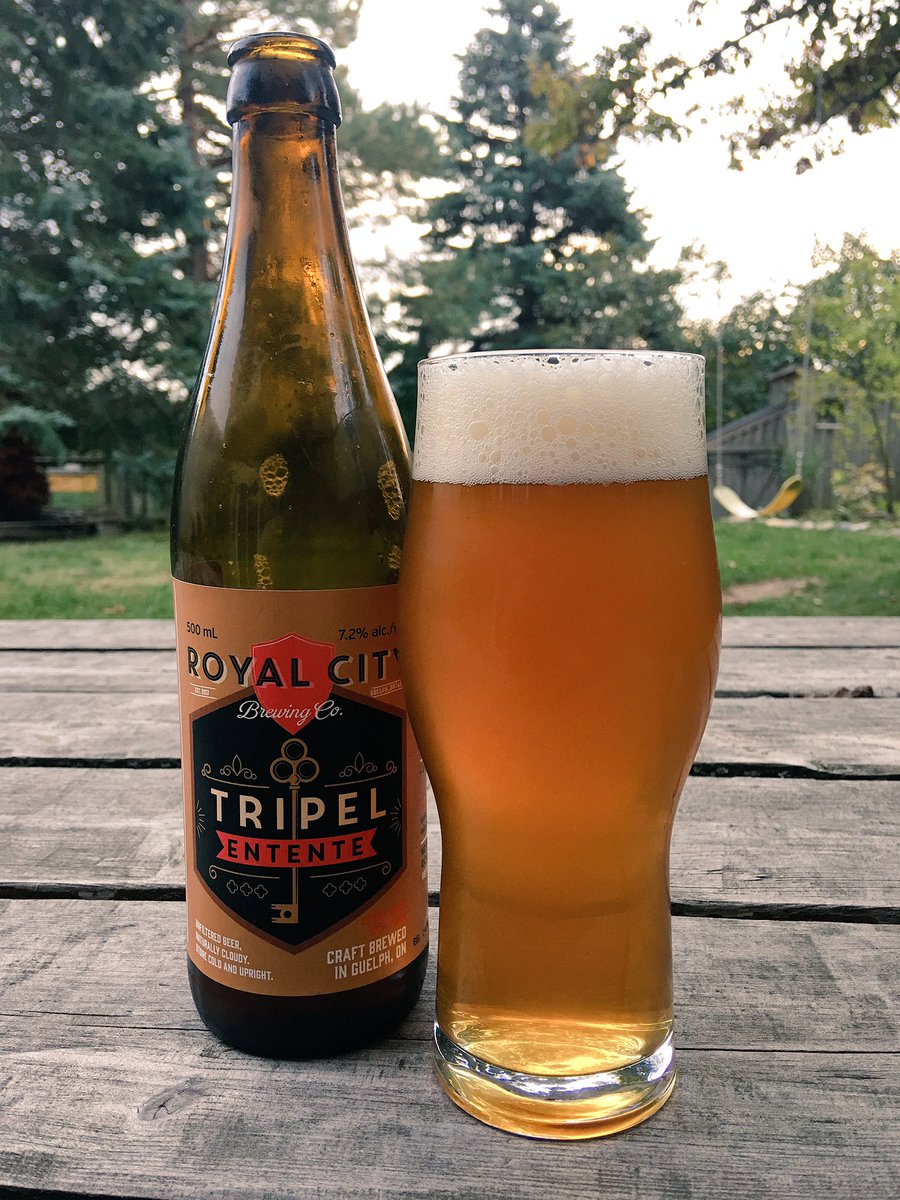 RoyalCityBrew's tweet photo. Perfect Sunday for a Tripel Entente. #guelph #craftbeer #ocb #obn https://t.co/tljxJcYMGA