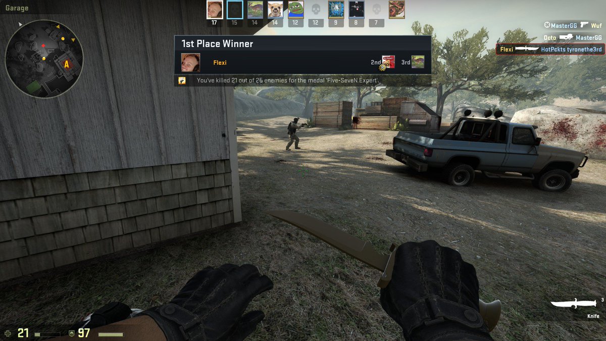 FlexiPlays's tweet photo. If I won this match that means that csgo sucks right now lmao https://t.co/v4fWyHL5k1