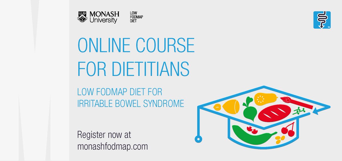 MonashFODMAP's tweet image. Our online course for dietitians is now open!! Enrol today and become an expert in all things #FODMAP and #IBS monashfodmap.com/i-am-a-health-…