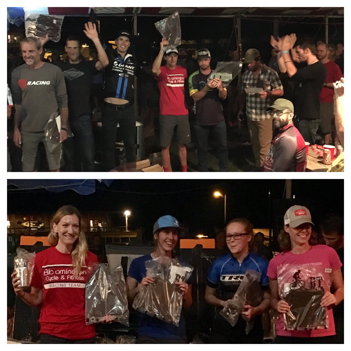 BloomingtonCycl's tweet photo. BT Epic: Team rolled in deep &amp; had great results: Fader 2nd OA &amp; 1st in AG, Moore 6th OA female &amp; 4th in AG, Wolford 5th AG, Daniels 12th SS https://t.co/xfygQD16Km