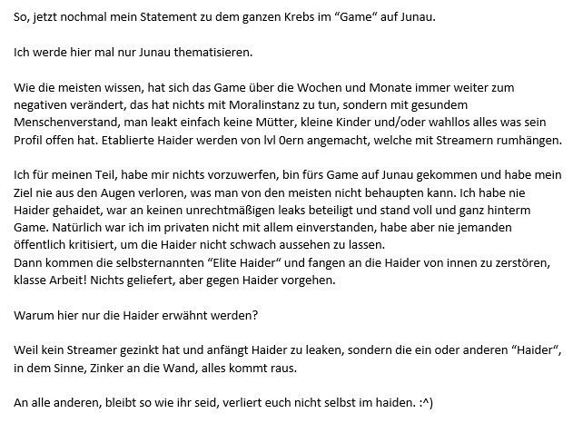 <a href="/MrLard__/">MrLard__</a> <a href="/Schnee_Exil/">Schnee</a> <a href="/KichernderFuchs/">Tobi Hawnest, Realrapper</a> <a href="/_Ein_Busch_/">_Busch_</a> Mein Statement zu Ette und Busch