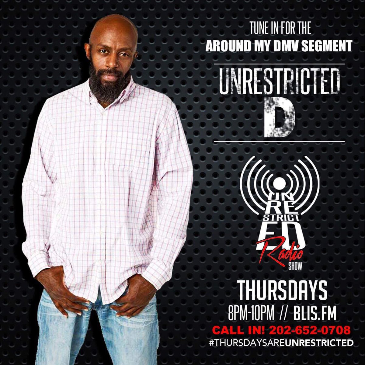 Unrestricted_D's tweet photo. Do you have a event coming up? Need to get it out to the masses? Send it to me for my #aroundmydmv segment. #thursdaysareunrestricted https://t.co/bS3VyMVZsG
