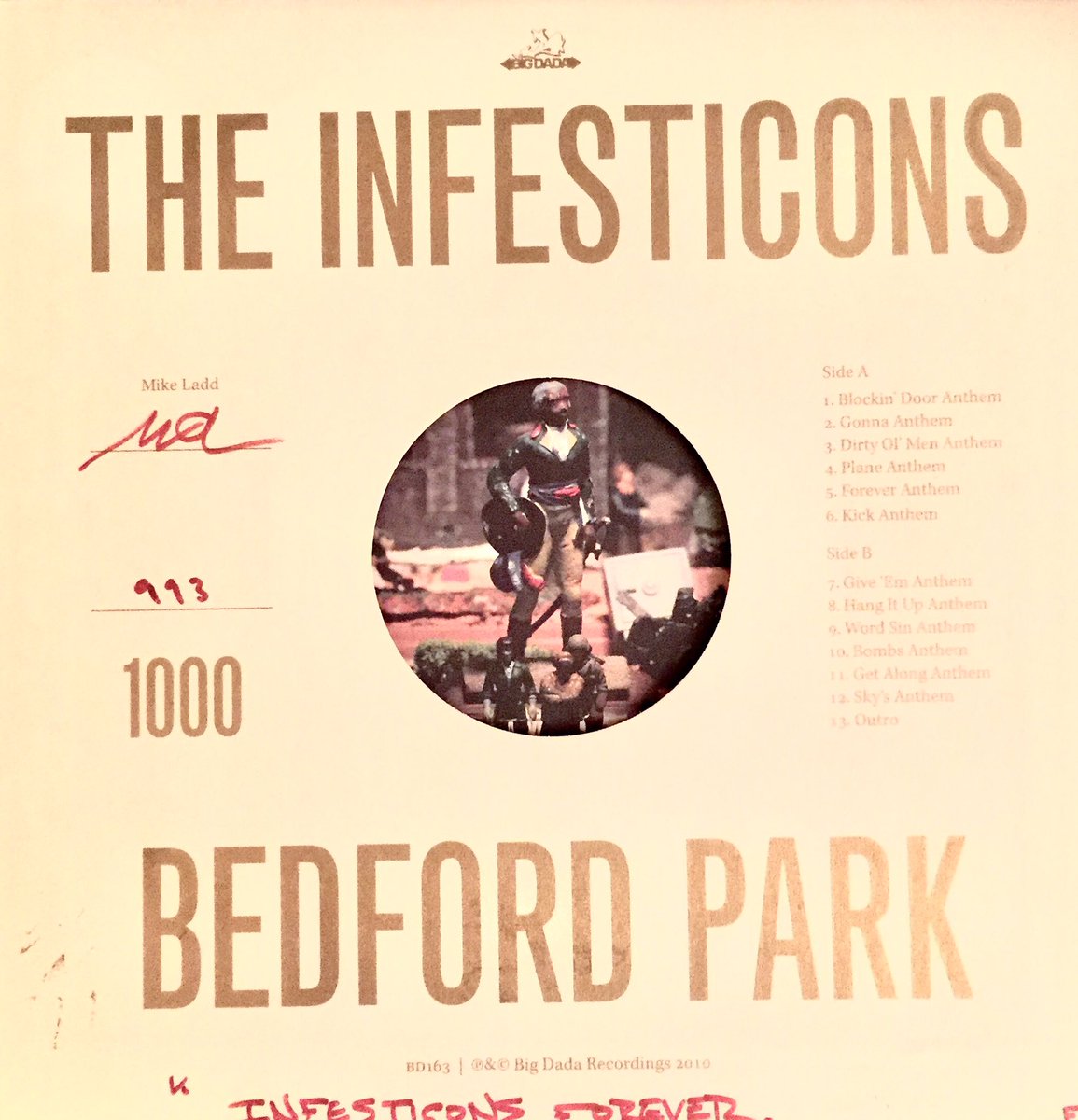 Big fan of this record - third in the Infesticons series on <a href="/bigdadarecords/">Big Dada</a> - this is 993 of 100, hand scribbled editions