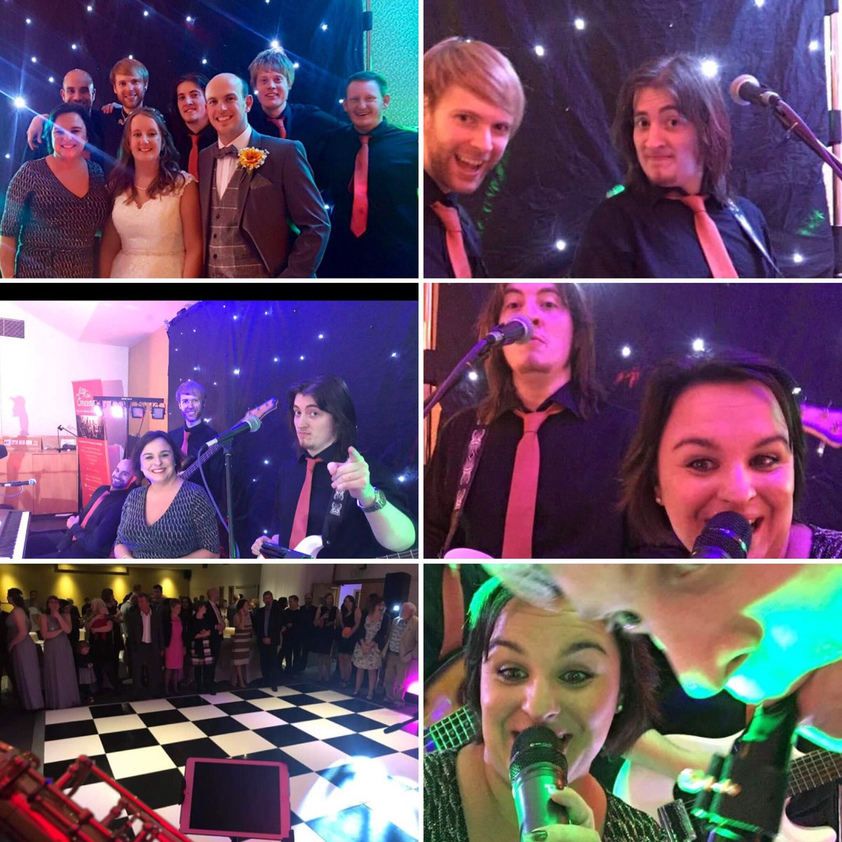 So much love for sharing the stage with these incredibly talented people! Wonderful wedding, this weeks at <a href="/weetwoodhall/">Weetwood Hall Estate</a> ❤️👰🏻🤵🏼#bandfamily