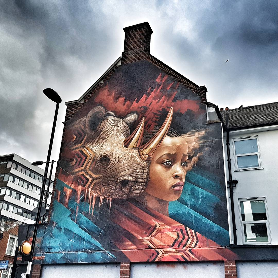 CroydonPhotos's tweet photo. Exceptional addition to the Croydon #streetart scene by @sonnysundancer #art #totheboneproject #London #Borough #croydon #croydonphotos https://t.co/X6grJFGXN1
