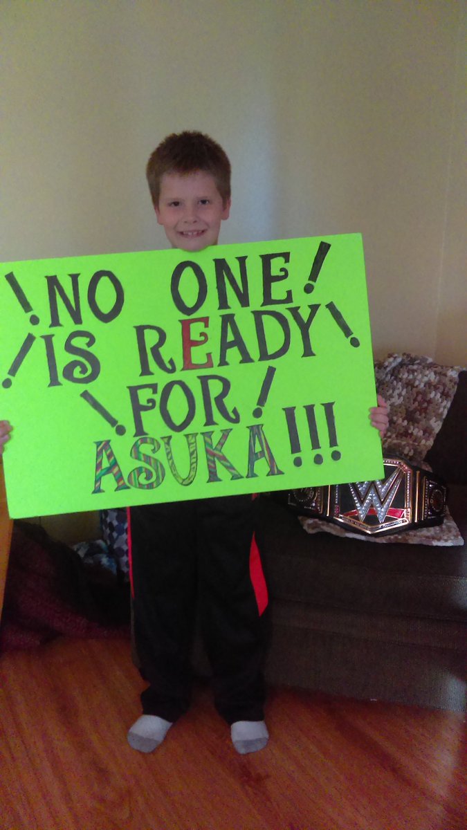 KodiakBerry's tweet photo. @WWEAsuka @WWE We're ready! See you at the show!! #Empressoftomorrow https://t.co/CZ3pPteXDN