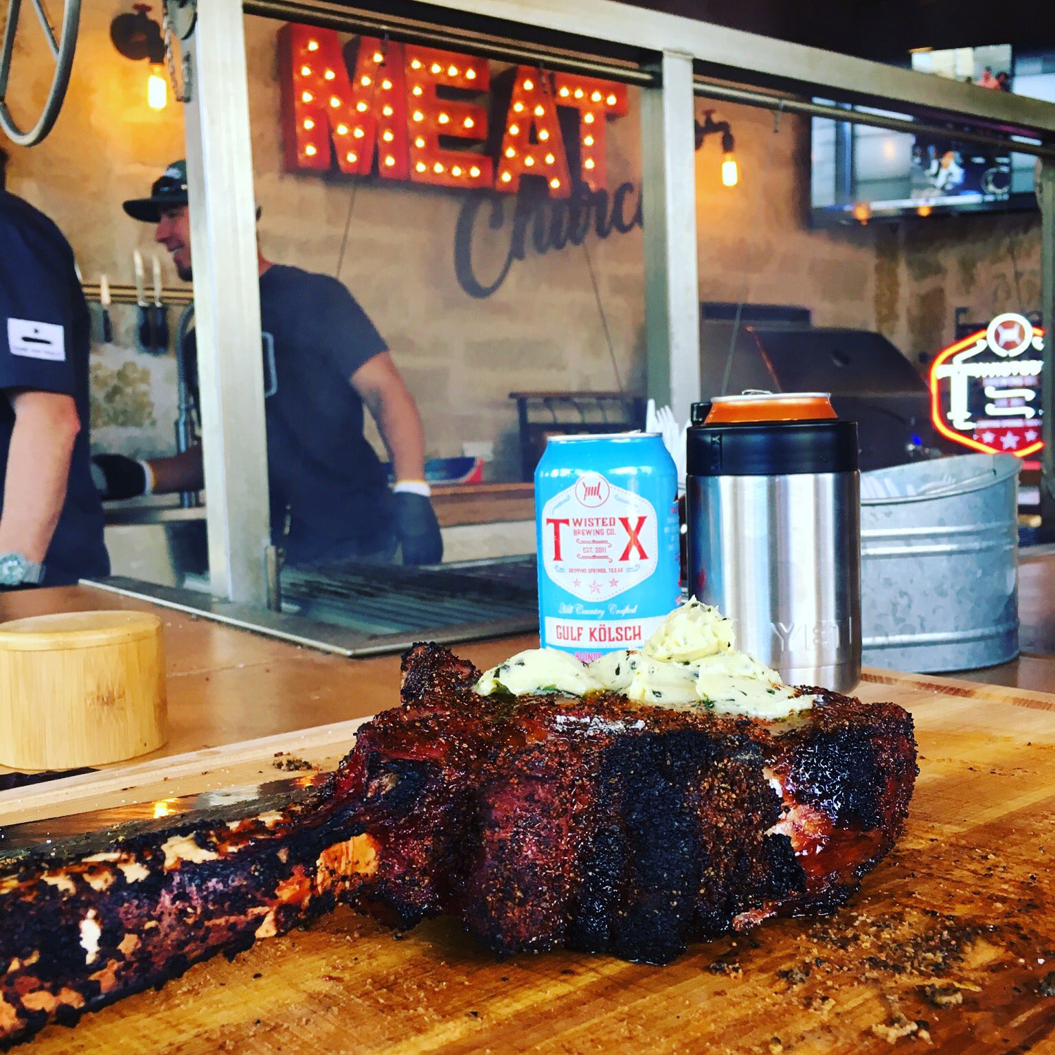 Twisted X Brewing Co on Twitter "A meatchurch Tomahawk Steak pairs