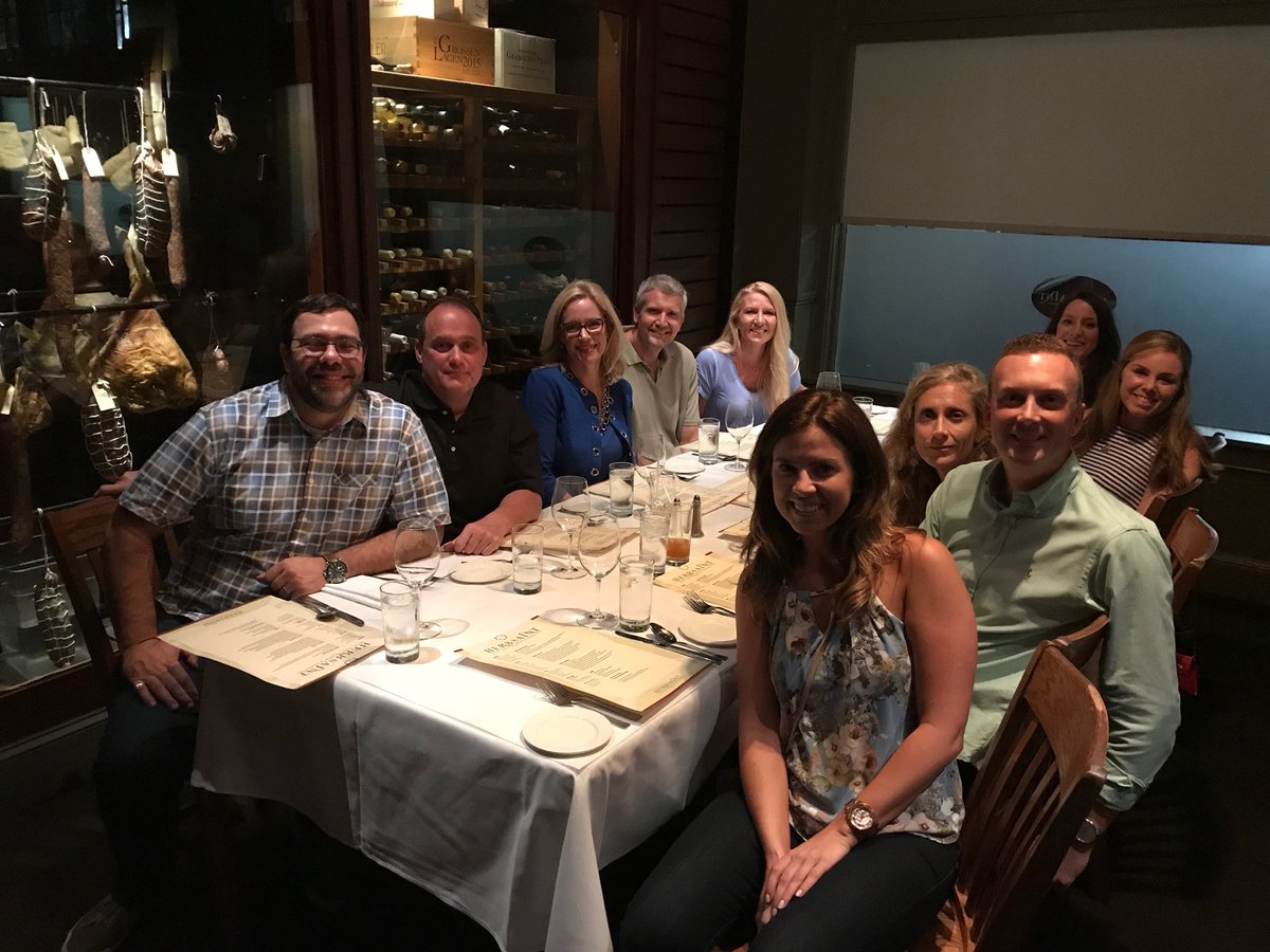tbrazil98's tweet photo. Dinner in NOLA w coworkers. Great to collaborate together. @JobsWithUs #taxes #funplacetowork #greatteam #friendstoo https://t.co/JgOoA9TC3y