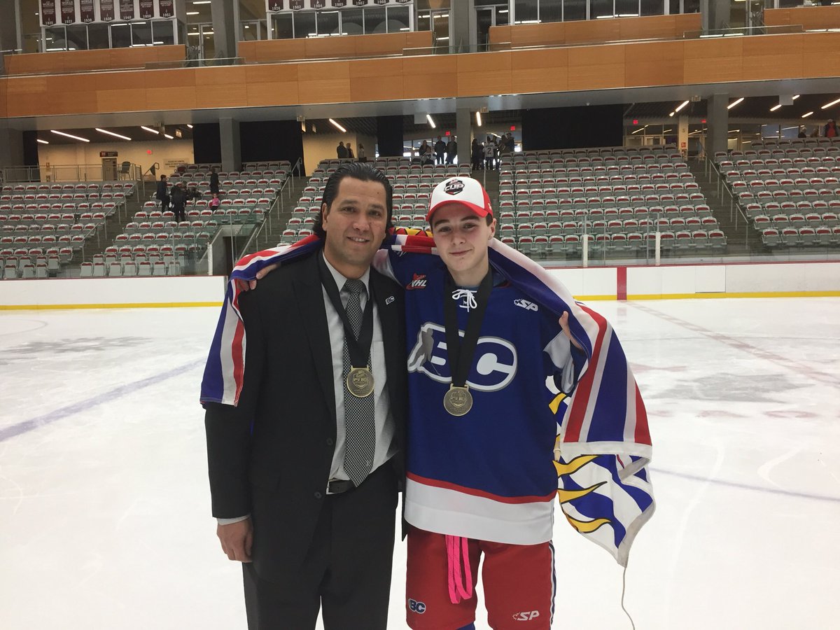PentictonVees's tweet photo. Here they are, our gold medalists! @jason_becker74 @ColeShepard_ #VeesNation https://t.co/YAJDg8Hivi