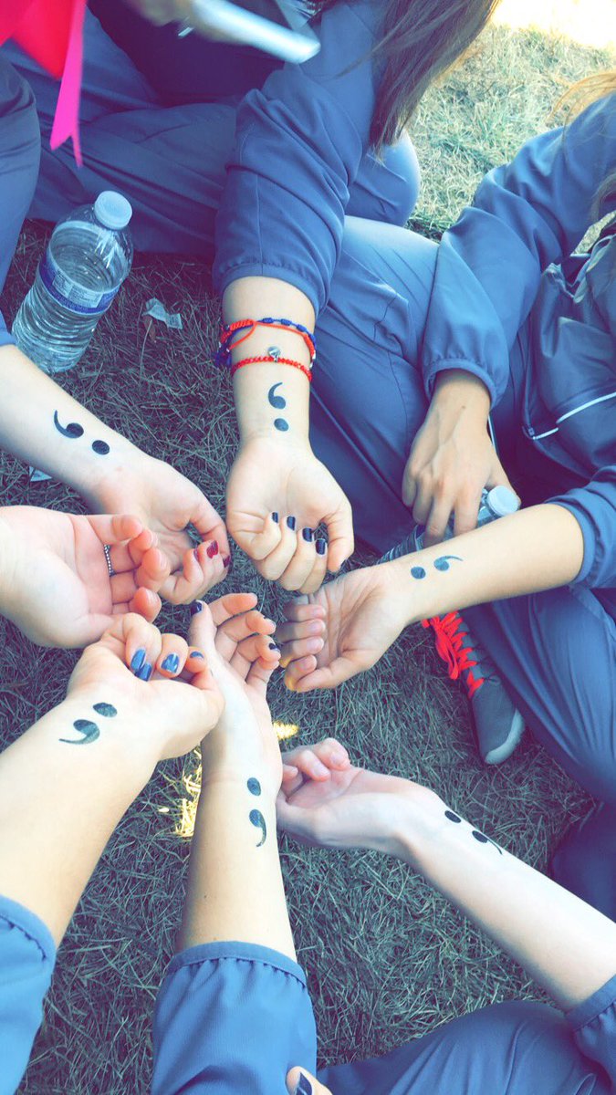 SHUCheer's tweet photo. Out of The Darkness Suicide Awareness Walk!☀️💙 https://t.co/t7WwD9kpMo