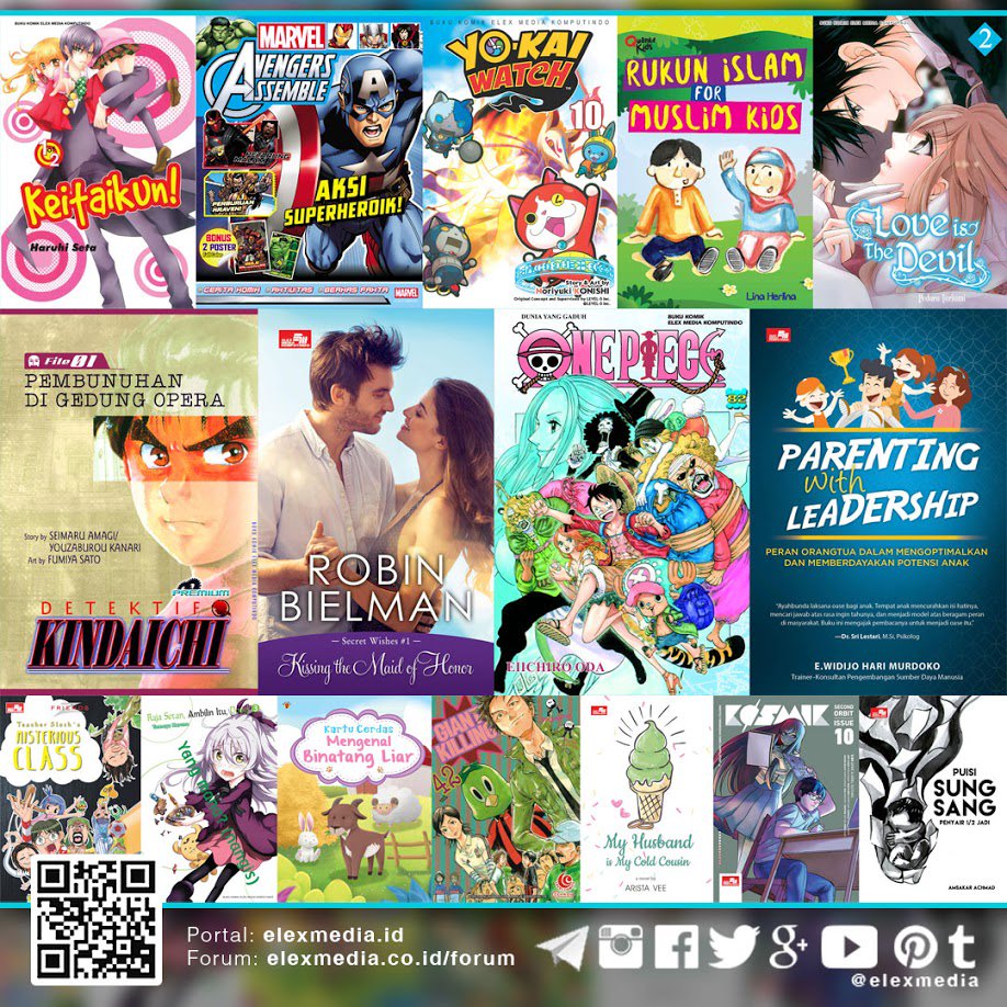 elexmedia's tweet photo. #BukuBaru MINGGU INI https://t.co/o9Z2wC9Njz Join #ForumELEX di https://t.co/16ZLXkchyX #komik #novel FAQ https://t.co/8XGXYDlHQT https://t.co/Eif6LjZh7x