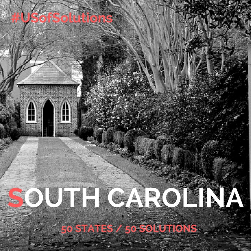 soljourno's tweet photo. S for South Carolina! Join us as we cover #TheWholeStory from 50 States in 50 Days #USofSolutions: https://t.co/bYx9RAu8n6 https://t.co/MVZGIzcdps